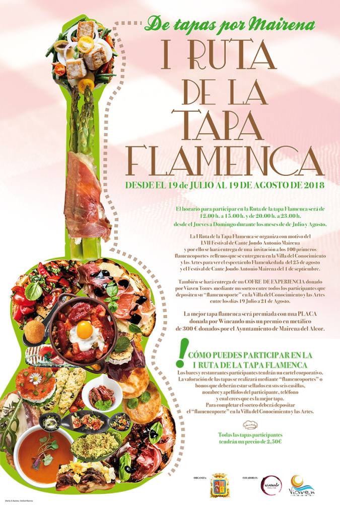 Cartel I Ruta Tapa Flamenca